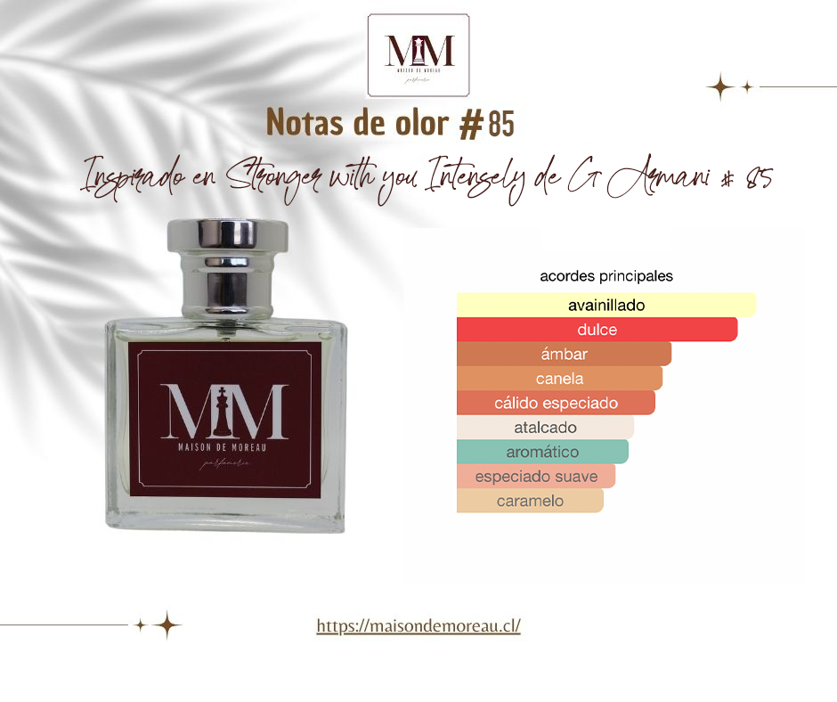 Inspirado en Stronger with you Intensely de G Armani # 85 2